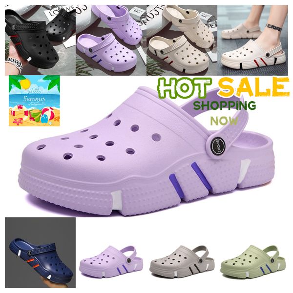 

Sandals Women Mens sliders platform Slides beach summer purple slipper indoor vocation swimming spring outdoor man sandals colors soft casual At Home, Blue