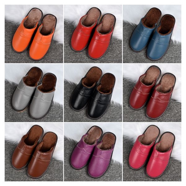 

Men and Women Indoor Fall and Winter Thickened Warm Cotton Slippers Home Non-Slip Scussf Slippers Cotton slipper, Black