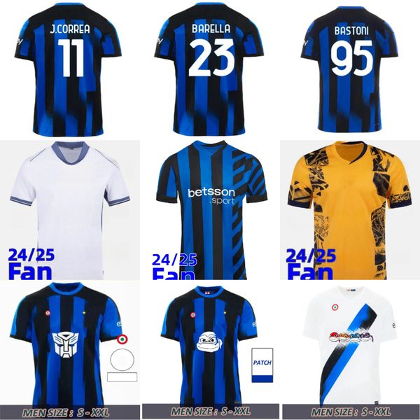 

24 25 aLEXIS Maglia Inters Soccer Jersey LUKAKU LAUTARO Home Away Third Special Football Shirt Maglie CALHANOGLU BARELLA THURAM BROZOVIC Men, Yellow