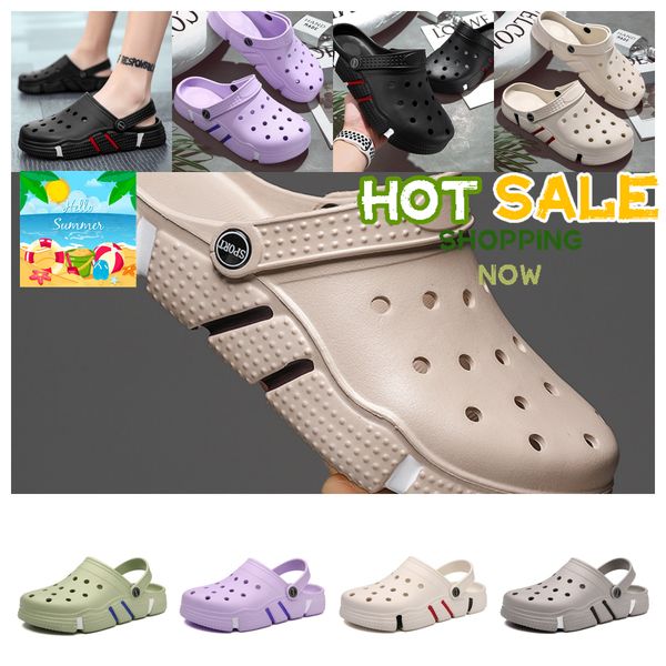 

Sandals Women Mens sliders platform Slides beach swimming spring outdoor man sandals colors casual lightweight blue fashion spring black red white