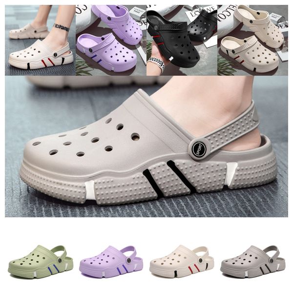 

Sandals Women Mens slipper sliders Summer platform Slides mens sliders unisex beach summer purple slipper low heel 2024 size 36-50 slipper indoor vocation 2024, Green