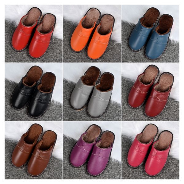 

Men and Women Indoor Autumn and Winter Thickened Warm Cotton Slippers Home Non-Slip Scussf Slippers Cotton slippers, White