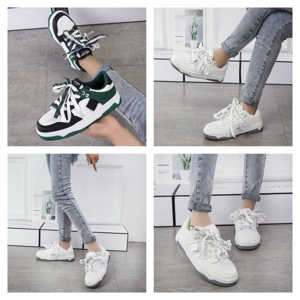 

Designer Shoes Men Women White Black Red Pink Clear Sole -up Neon Yellow Runner Trainers Flat Sneakers, Grey