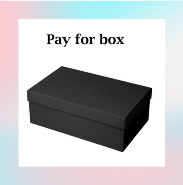 

With Box This link is only applicable to customers who purchase shoes from our store and need to ship them with the shoe box, Box01