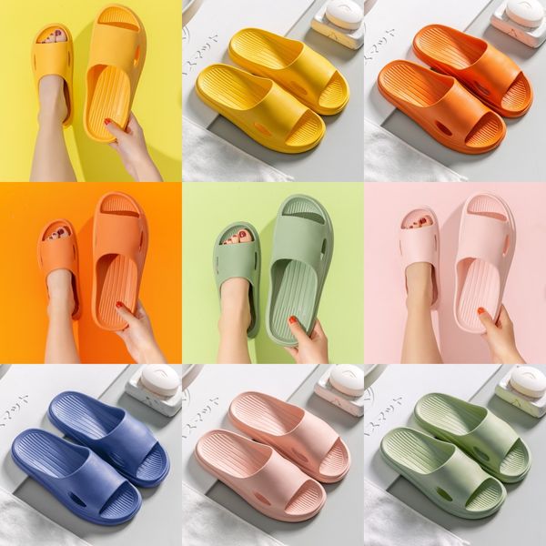 

2024 New Fashion shoes Women's Summer rubber flat bottom Slippers Orange Green Indoor sandal Bathroom Outdoor Pool sandy beach Slippers Size 35-47, Brown