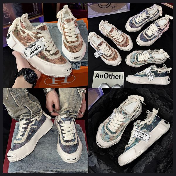 

casual shoes summer sports shoes wedge blue purple boy teenager mens shoes sneaker lightweight Cowboy canvas brown black 39-44 sport spring comfort, Red