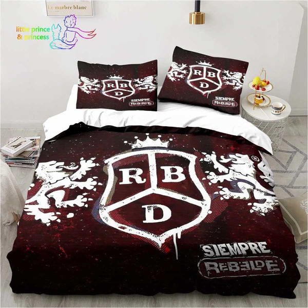 

RBD Bedding Set (Twin-King) - 3D Print Music Lover Gift for Adults & Kids, Pink