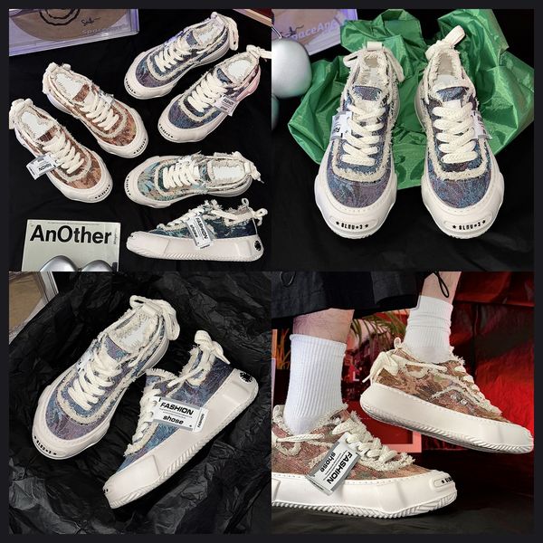 

casual shoes summer breathable sports shoes wedge blue purple boy teenager cool mens shoes sneaker fashion lightweight Cowboy canvas brown youth, Grey