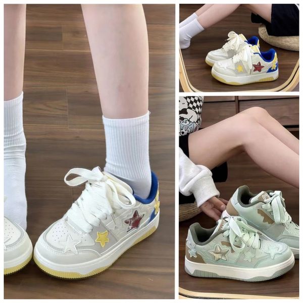 

Summer New Trendy Casual Shoes Mens Trendy Shoes Board Shoes Bread Shoes Same Style Little White Shoes for Men and Women, Blue