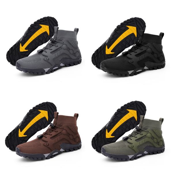 

outdoor hiking shoes wading shoes with adjustable buckle quick dry anti slip water shoes breathable mens womens, Grey