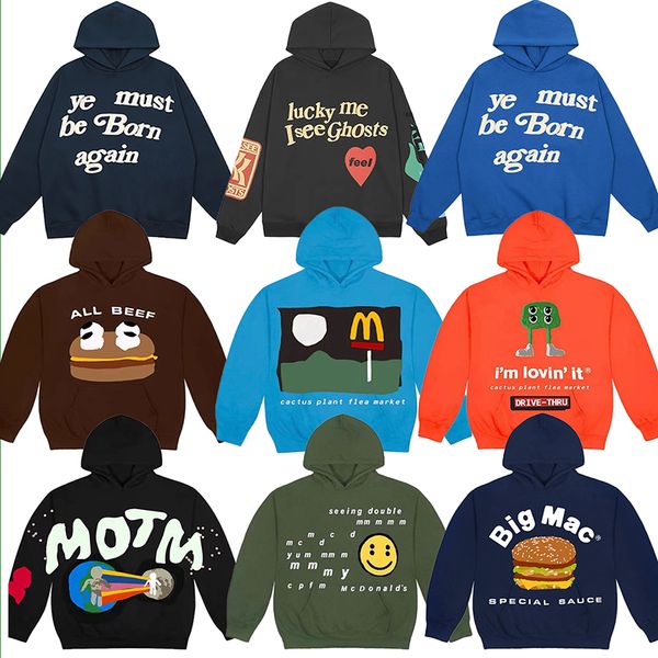 

american hoodie high street brand CPFM Frog drift Streetwear Fashion Brand Overesized Loose Foam Printed Hoodies Hooded Sweatshirt For Men Unisex Mcdonald, Hoodie 21