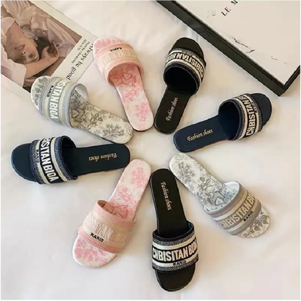

Designer Slippers Sandals Summer Women's Luxury Fashion Casual Beach Flat Sandals Leather Men's Lefu Shoes Designer Sandals 35-42, #14