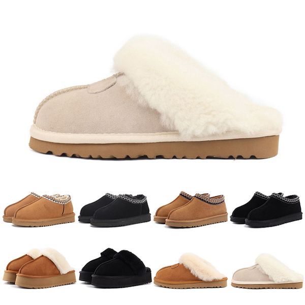 

free shipping ugggs slippers luxury designer womens sandals women classic Flat base thick-soled black brown pink red grey trainers slide slipper sandal 35-43, Green