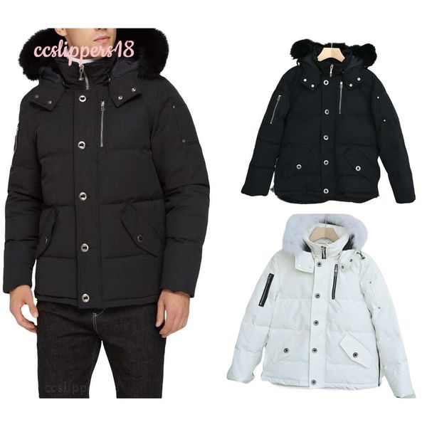 

Mens and womens winter outdoor leisure sports down jackets white duck windproof parker hooded warm real wolf fur fashion classic adventure designer coats jacket, Photo style and color10