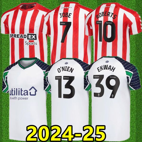 

24 25 SUNDerLand soccer jerseys home away 2024 2025 Men Kids Football Shirt DAJAKU EMBLETON BROADHEAD Gooch O'NIEN Stewart PRITCHARD, Home1