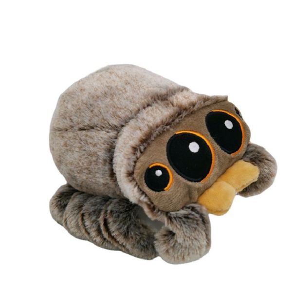 

STOCK US Lucas Spider Plush Toy - 20cm Cute Stuffed Doll, Animated Series Children's Gift, Gray