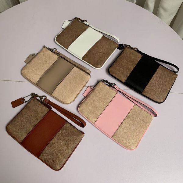 

Designer Wallet Multicolor Tote And Portable Fashion Alphabet Combination Classic Womens Colorblocking 3 Small Handbag 615, Black