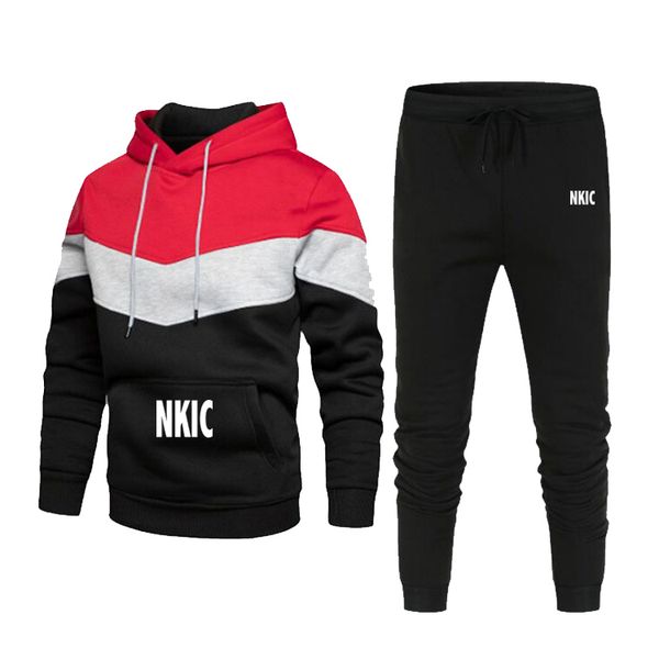 

Tracksuit Brand Men Sports Sportswear Man Jogging Sweatshirt Men's Set Casual Comfortable Fashion Hoodie letter printed Daily Suits Plus Size S-3XL, Yellow 1