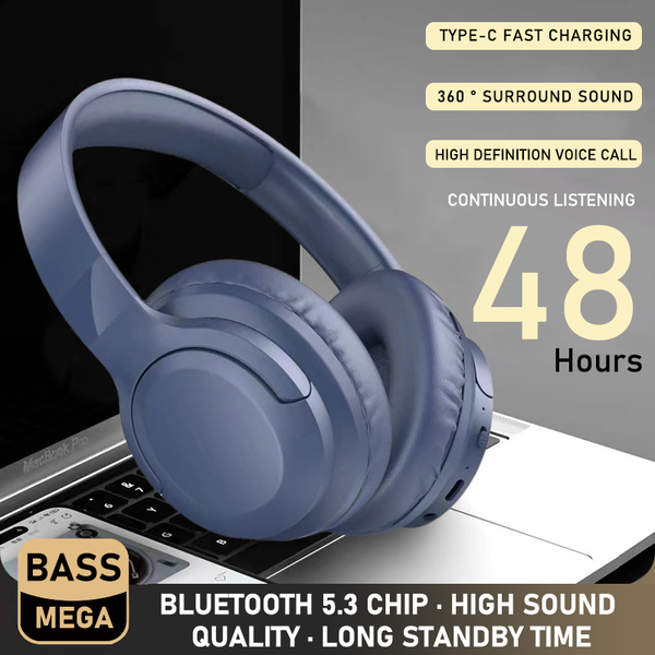 

Comfortable SY-33 Headband Earbuds - Soft & Secure Fit Bluetooth Headset Compatible with Various Devices, Red