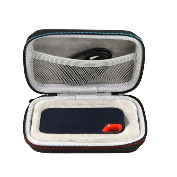 Portable EVA Hard Case Carrying Storage Bag for San Disk 250GB/500GB/1TB/2TB SSD SDSSDE60 Extreme Hard Drive ,Case Only