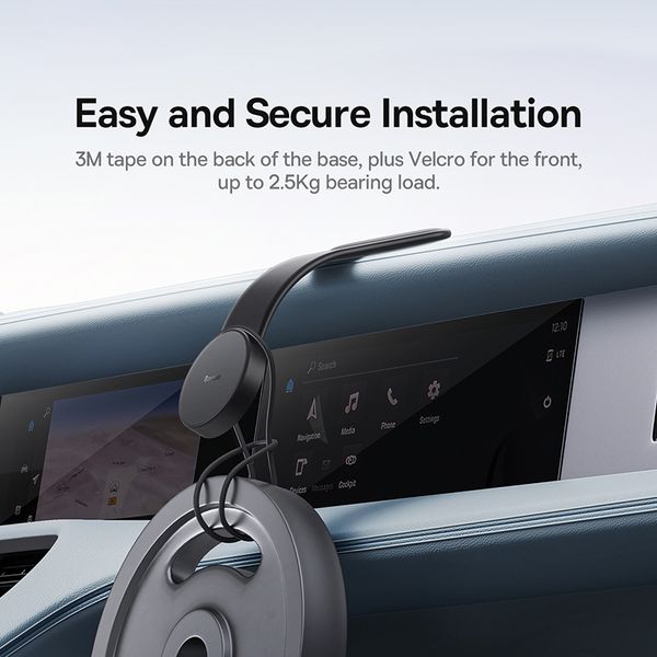 

Magnetic Baseus Car Mobile Phone iPhone Holder Easy Paste Mount Stand Phone Holder for iPhone 12 13 14 Dashborad Center Console i i