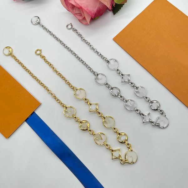 

Chain Necklace Luxury Brand Designer Flower Letters Charm For Woman Mens Pendant Necklace Silver Gold Plated Stainless Steel Choker Fashion Wedding Jewelry Gift