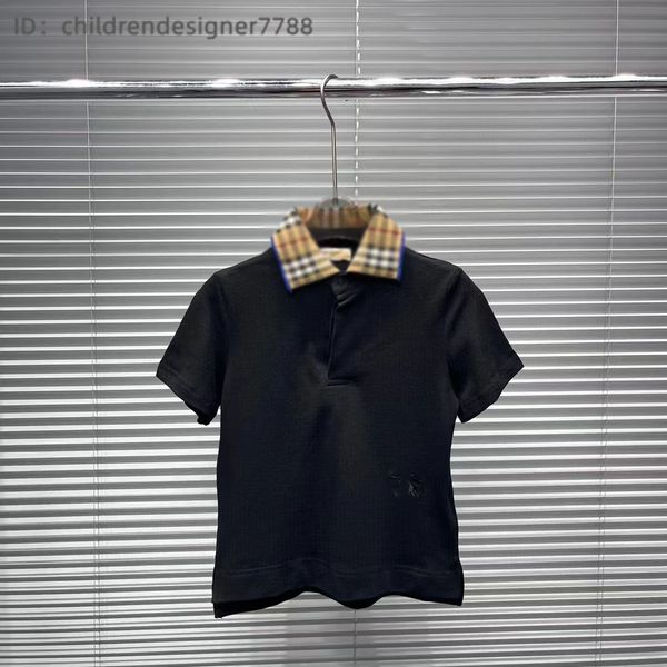 

Kids Clothes Designer Baby Short Sleeve Tees Tops Baby Boys Luxury Shirts Girls Fashion Letter Tshirts Casual Letter Printed Clothes T-shirts, Black