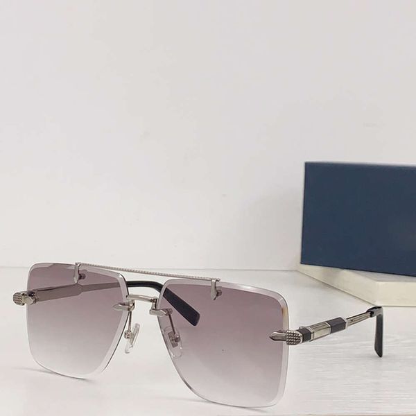 

Rimless Sunglasses 2024 Women Men Fashion New Trending Gradient Large Lens Eyewear UV400 Oculos De Sol