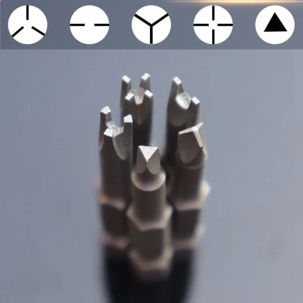 2025 5Pcs Special-shaped Screwdriver Set 50mm U-shaped Y-Type Triangle Inner Cross Three Points new Screwdriver Bit Tool