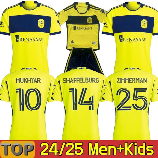 

2024 Nashville SC Soccer Jerseys The 615 Kit Man 2025 Primary Man In SURRIDGE MUKHTAR BOYD SHAFFELBURG MOORE ZIMMERMAN, 24 25 home aldult