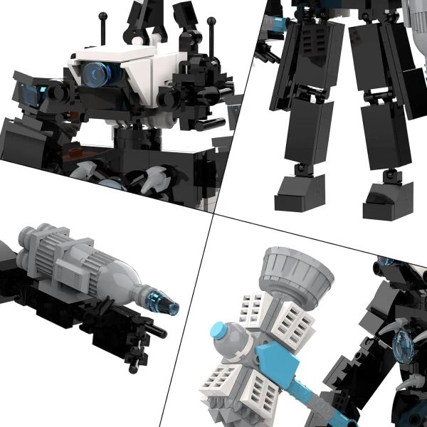 3-in-1 Skibidi Toilet Building Blocks,Skibidi Toilet G Man,Titan Speakerman Figure Buildable Toys for Kids Adults Birthday Gifts
