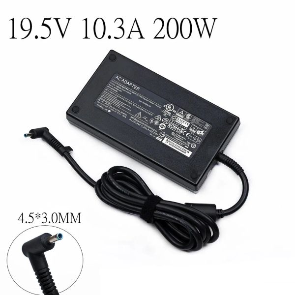 19.5V 10.3A 200W AC Adapter for HP ZBook 17 G5 OMEN 15 15t Laptop 17t TPN-CA03 TPN-DA10 ADP-200HB B W2F75AA