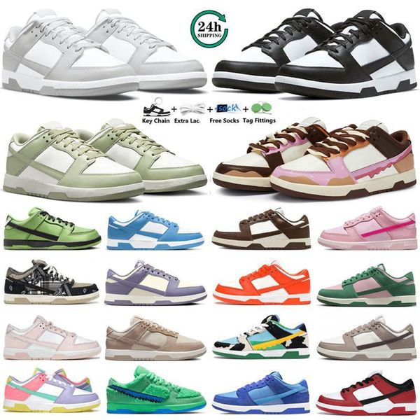 

designer Casual Shoes Men Women Sneakers Panda White Black Grey Fog Triple Pink Syracuse Sanddrift Platform Rayssa Lea skateboard Shoe Mens Sports Sneaker GAI, Color#1