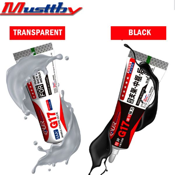 Musttby G17 Multipurpose Strong Adhesive Glue Border Sealant Back Cover Touch Screen Back Replace Screen for Cell Phone Repair