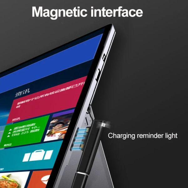For Microsoft Surface Adapter to Type C Female Notebook PD Charging 12v/15v Magnetic Magnet USB