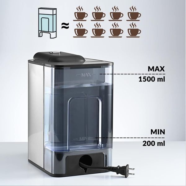 3-in-1 Single Serve Coffee Machine, Compatible with K-cup Coffee Capsule, Instant Coffee Brewer, Loose Tea maker
