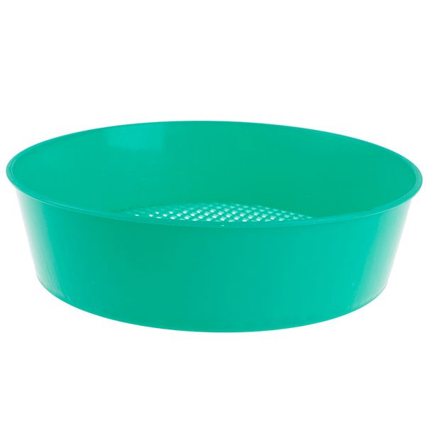 Plastic Garden Sieve Riddle Green For Composy Soil Stone Mesh Gardening Tool 20.8 * 18.4 * 5.3cm