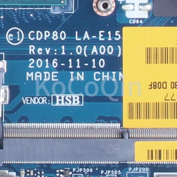For Dell Latitude 5580 Notebook Mainboard LA-E152P 00C209 0C6666 02WC92 0DN786 E3 i5 i7 6/7th 940MX M620 2G Laptop Motherboard