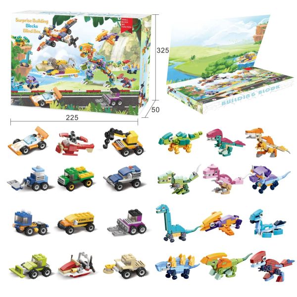 

Christmas 2024 Building Blocks Advent Calendar Box Animal Insects DIY Building Bricks Model Toy for Kids Gift Countdown Calendar