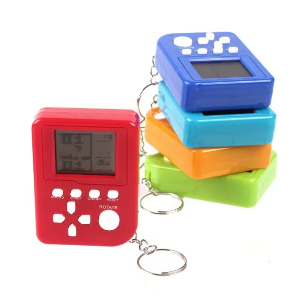 1PCS Mini Classic Game Machine Retro Nostalgic Game Console Video Game Handheld Game Players Electronic Toy With Keychain