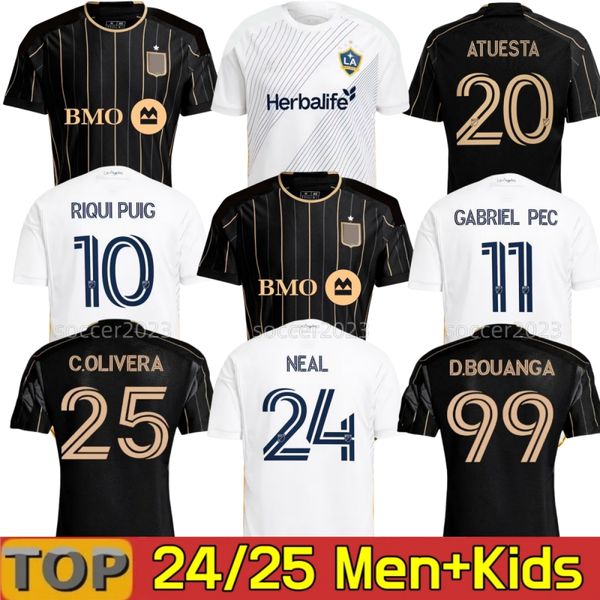 

2024 2025 LAFC LA GALAXY Soccer Jerseys Los Angeles Denis Bouanga Carlos Vela Ryan Hollingshead Timothy Tillman Stipe Biuk Mateusz Bogusz Cristian mens kids kit, 24 25 lafc home aldult
