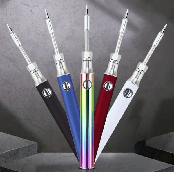 

wholesale 510 threaded interface Battery Cart Pen Adjustable Voltage Smart Power Pen, Mini Soldering Iron Kit With USB Charger