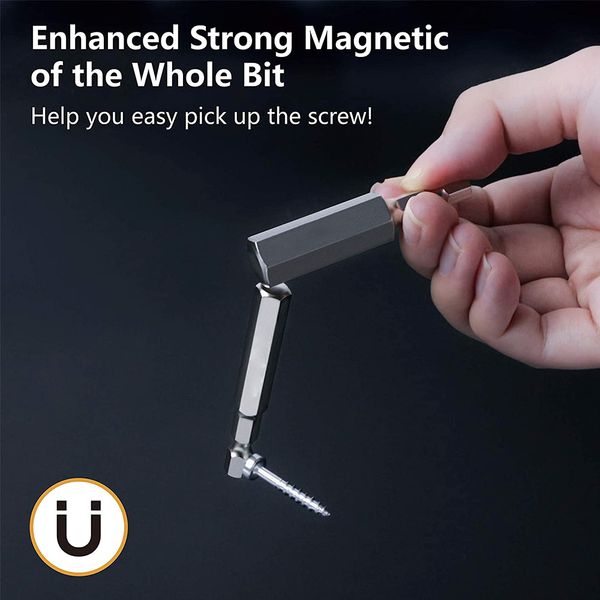 20Pcs/Set Hex Head Allen Wrench Drill Bit Set Premium S2 Steel Drill Bit Quick Release Shank Magnetic Screwdriver Bit Set