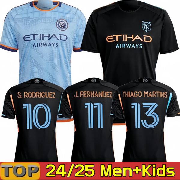 

2024 2025 New York City FC Soccer Jerseys BAKRAR S.RODRIGUEZ J.FERNANDEZ WOLF Player Fans version KEATON THIAGO MARTINS OJEDA SANDS 24 25 football men kids shirt, 24 25 away aldult