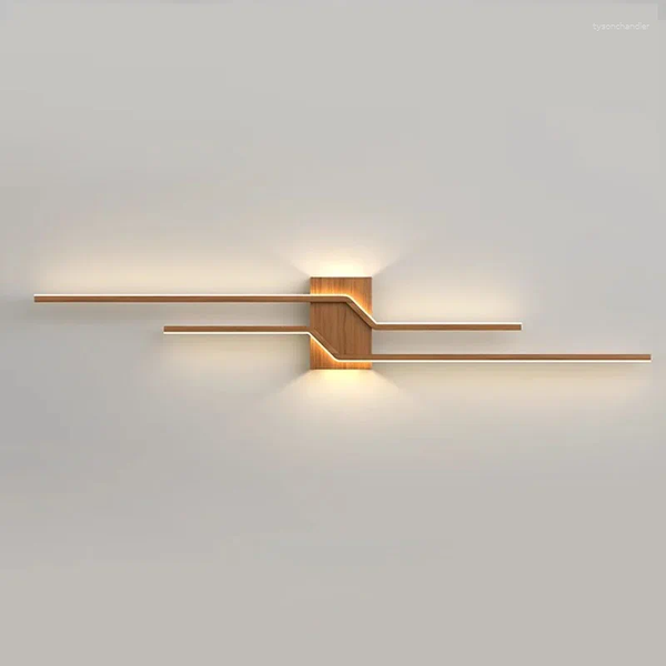 

Lamps Wall Modern LED Lamp Long Strip Design For Aisle Bedside Bedroom Closets Indoor Scomce Night Home Decorations