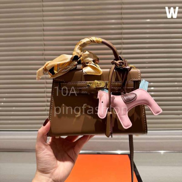 

10A Real leather designer bags Simple light Gold lock handbag Handmade vegetable basket Classic Khaki brown pink Luxury Women handbags 20 cm best tote bag for woman, Custom 24#