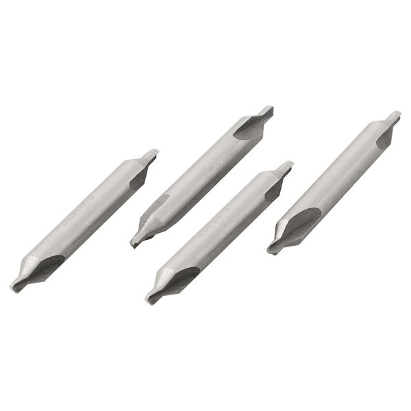10pcs Enter Drill Bits Set 60 Degree Angle Center Drill Bits High Speed Steel Drill Bits Countersink Tools For Lathe Metalworkin