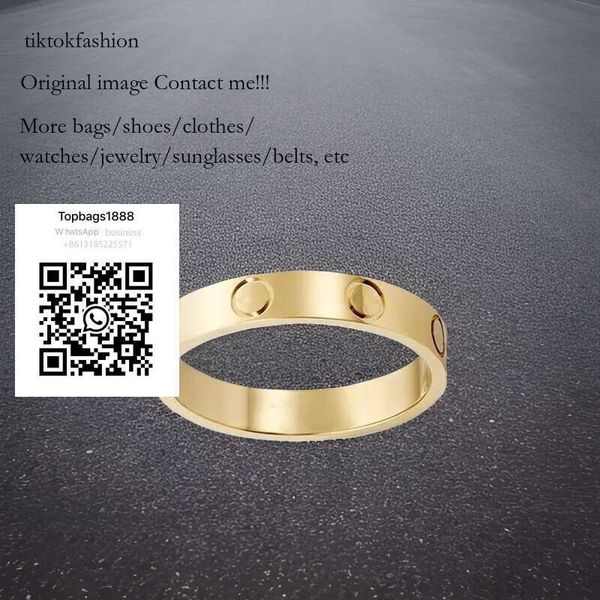 

Top designer ring Screw Mens Rings Woman Classic Lover for Love Wedding Dia Ring Gold Sier Rose Never Fade Not Allergic -4/5/6mm