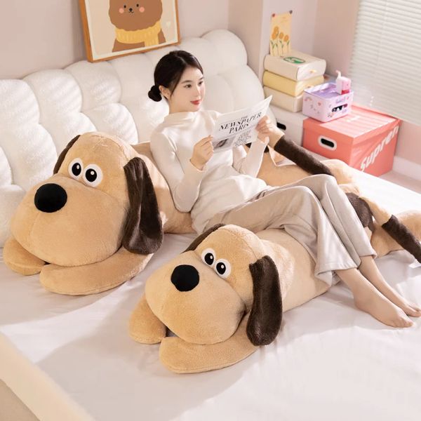 

Cute 80cm Giant Dog Pillow Big Extra Large Puppy Stuffed Plush Doll Kawaii Animals Toy Gifts Toys For Children Home Decor s, White