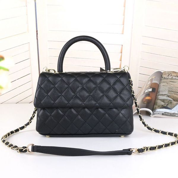 

Designer bag Classic leather Woman Women luxurys Fashion Handbags Shoulder bag Messenger bag Clutch Flap crossbody Wallet lady clutch Fortune bag 27m, Khaki